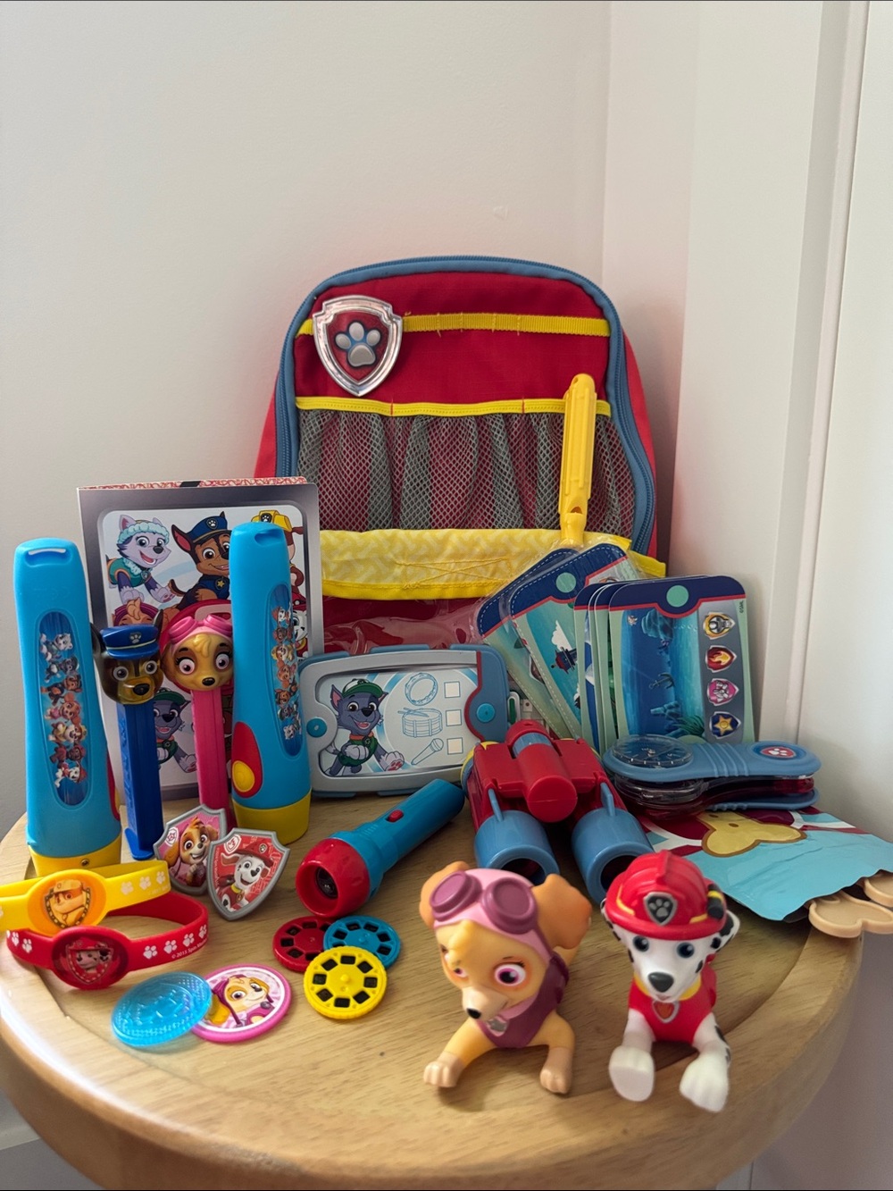 Huge Lot of Paw Patrol Role Play/Imaginative Play Toys in Pup Pack Backpack